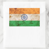 Indianerflagge Rechteckiger Aufkleber (Tasche)