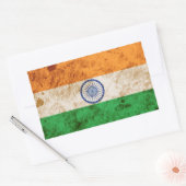 Indianerflagge Rechteckiger Aufkleber (Umschlag)