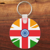 Indianerflagge Schlüsselanhänger (Vorderseite)