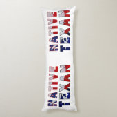 Indianerflagge Seitenschläferkissen (Rückseite (Vertikal))