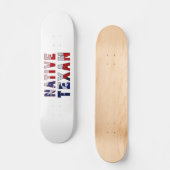 Indianerflagge Skateboard (Vorderseite)