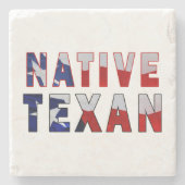 Indianerflagge Steinuntersetzer (Vorderseite)