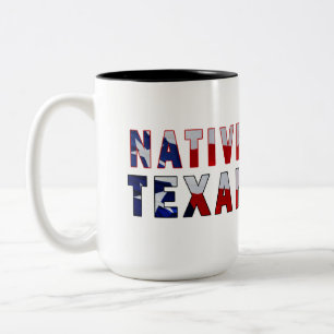 Indianerflagge Zweifarbige Tasse