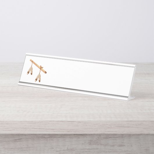 Indianerflug Schreibtischnamensplakette (Vorderseite )