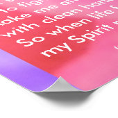 Indianergebet Poster (Ecke)