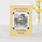 Indianergeburt Karte (Gelbe Blume)