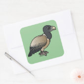 Indianergeier Quadratischer Aufkleber (Umschlag)