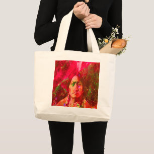 IndianerGeist des Sitting Bull Große Tasche B