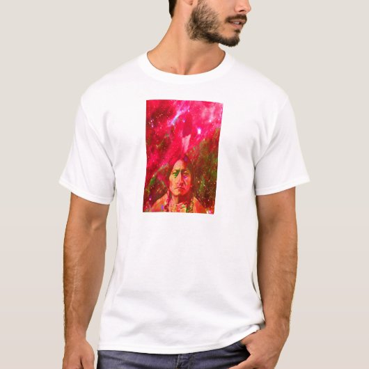 IndianerGeist des Sitting Bull T-Shirt (Vorderseite)