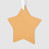 Indianergelbe Farbdekoration - fertig zum Anpassen Ornament (Vorderseite)