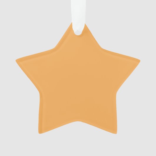 Indianergelbe Farbdekoration - fertig zum Anpassen Ornament (Vorderseite)