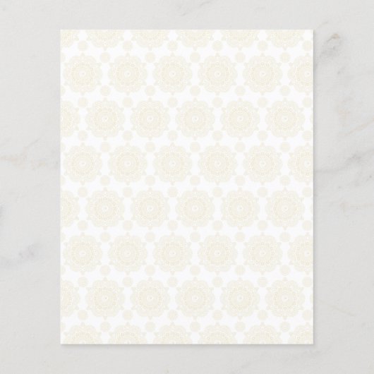 Indianergold-Tanzpärchen Save the Date (Rückseite)