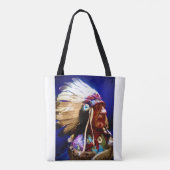 Indianerhäuptling der Omaha Tasche (Rückseite)