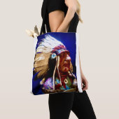 Indianerhäuptling der Omaha Tasche (Von Nahem)