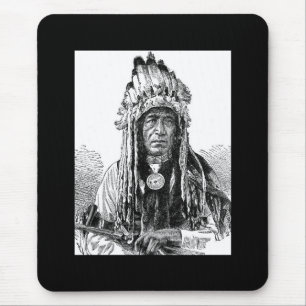 Indianerhäuptling-Mauspad Mousepad