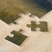 Indianerhäuptling mit anstürmendem Büffel Puzzle (Seite)