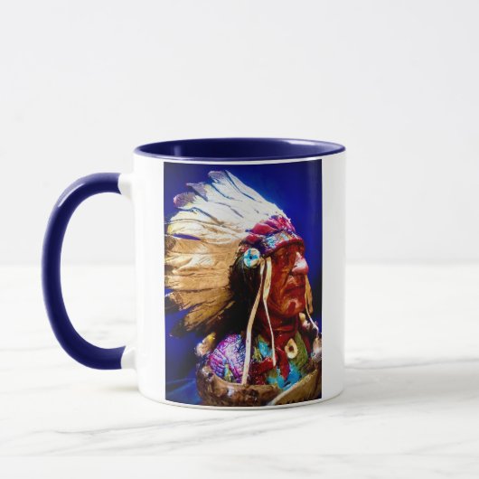 Indianerhäuptling Mug Tasse (Links)
