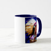 Indianerhäuptling Mug Tasse (VorderseiteRechts)