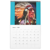 Indianerhäuptlinge-Kalender Kalender (Mär 2027)
