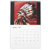 Indianerhäuptlinge-Kalender Kalender (Feb 2027)