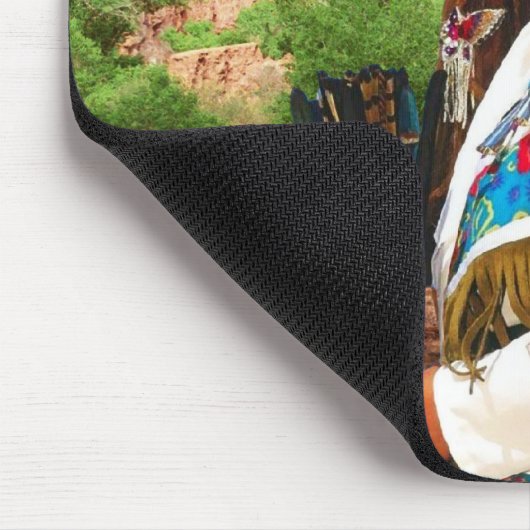 Indianerin 1 Mousepad (Ecke)