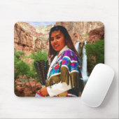 Indianerin 1 Mousepad (Mit Mouse)