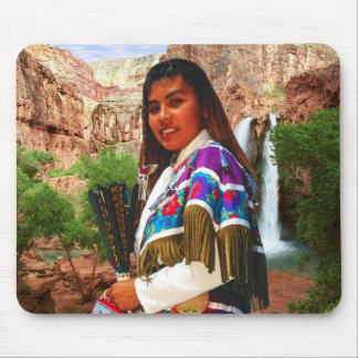 Indianerin 1 Mousepad
