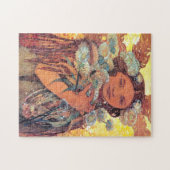 Indianerin - Alphonse Mucha Puzzle (Horizontal)