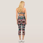 Indianerin Bohemain Capri Leggings (Rückseite)