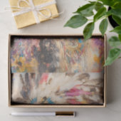 Indianerin-Decoupage Seidenpapier (Geschenk)