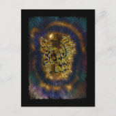 Indianerin Galaxy Howling Wolf Postkarte (Vorderseite)