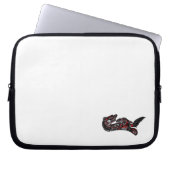 Indianerin Haida Otter Art Laptop Sleeve (Vorderseite)