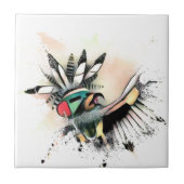 Indianerin Kachina Dancer Fliese (Vorderseite)