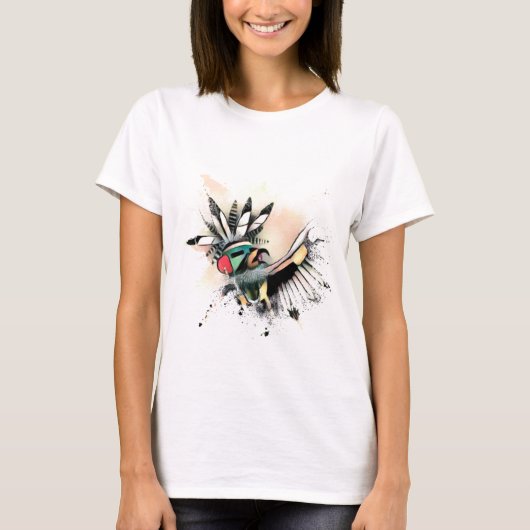 Indianerin Kachina Dancer T-Shirt (Vorderseite)