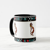 Indianerin Kokopelli Fruchtbarkeitsgott Tasse (Vorderseite Links)