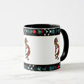 Indianerin Kokopelli Fruchtbarkeitsgott Tasse (VorderseiteRechts)