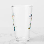 Indianerin Kokopelli mit zwei Federn 1 Glas (Links)