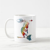 Indianerin Kokopelli mit zwei Federn 1 Kaffeetasse (Links)