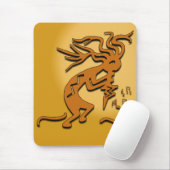 Indianerin Kokopelli Musical Merrymaker Mousepad (Mit Mouse)