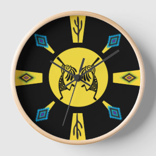 Indianerin Kokopelli Sun Southwestern Uhr