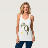Indianerin Kokopelli Tank Top (Vorderseite Vollansicht)