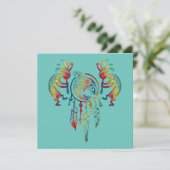 Indianerin Kokopelli Whale Dreamcatcher 1 (Stehend Vorderseite)