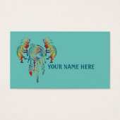 Indianerin Kokopelli Whale Dreamcatcher 1 (Vorderseite)