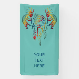 Indianerin Kokopelli Whale Dreamcatcher 1 Banner