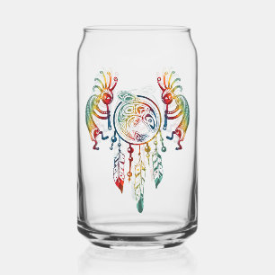 Indianerin Kokopelli Whale Dreamcatcher 1 Dosenglas