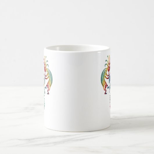 Indianerin Kokopelli Whale Dreamcatcher 1 Kaffeetasse (Mittel)