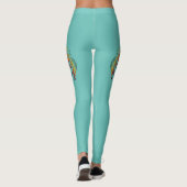 Indianerin Kokopelli Whale Dreamcatcher 1 Leggings (Rückseite)