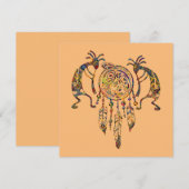 Indianerin Kokopelli Whale Dreamcatcher 2 (Vorne/Hinten)