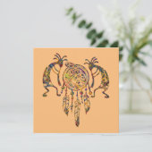 Indianerin Kokopelli Whale Dreamcatcher 2 (Stehend Vorderseite)