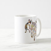 Indianerin Kokopelli Whale Dreamcatcher 2 Kaffeetasse (VorderseiteRechts)